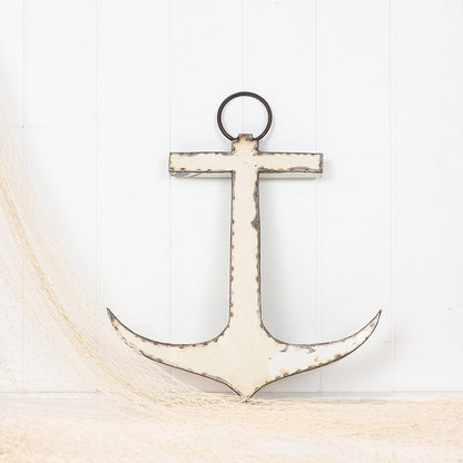 Metal Anchor - Admiral White