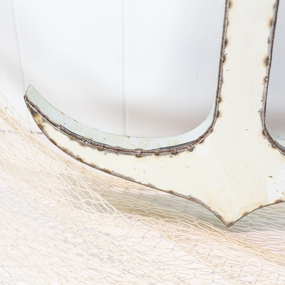 Metal Anchor - Admiral White