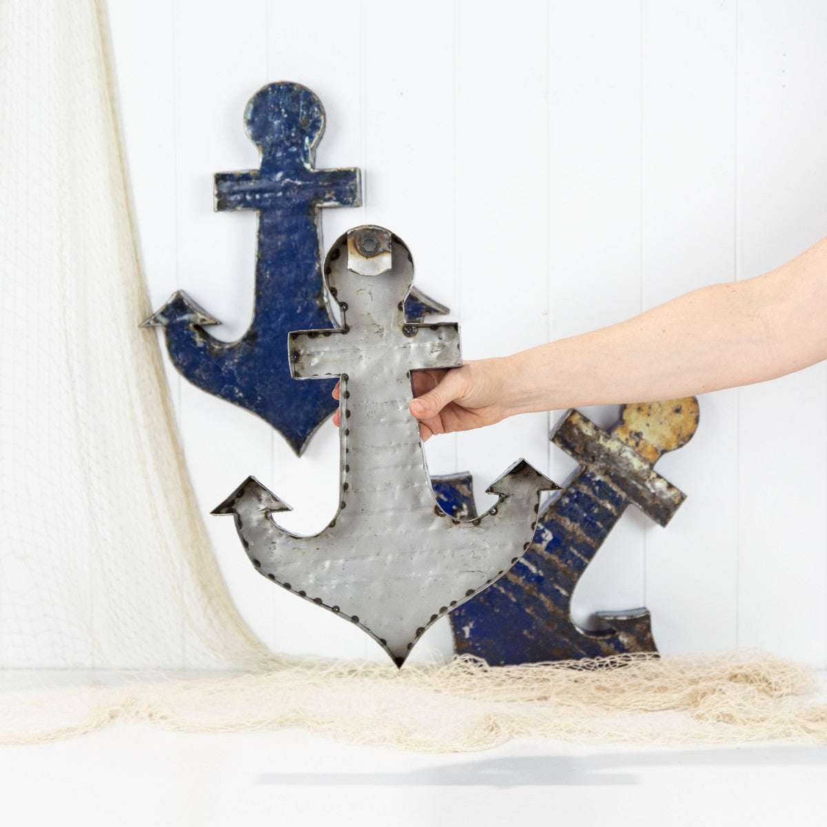 Metal Anchor - Captain Blue