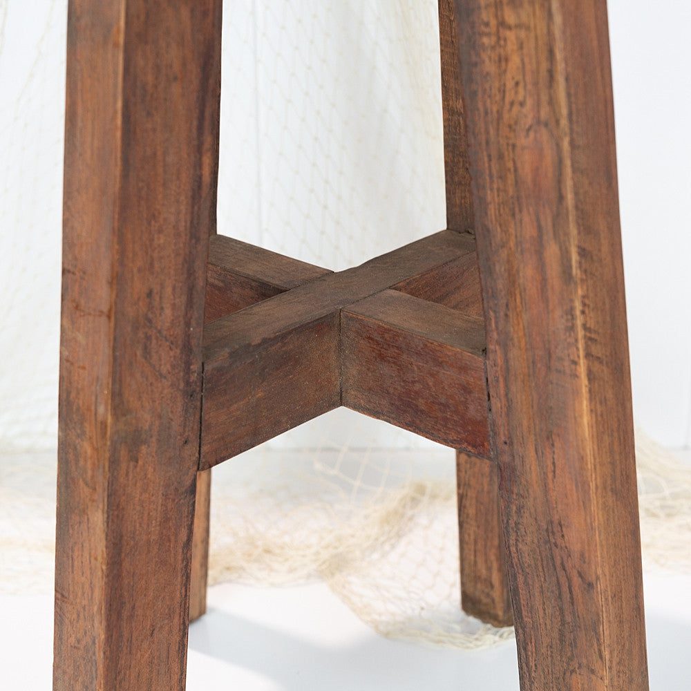 Round Wooden Stool #8003