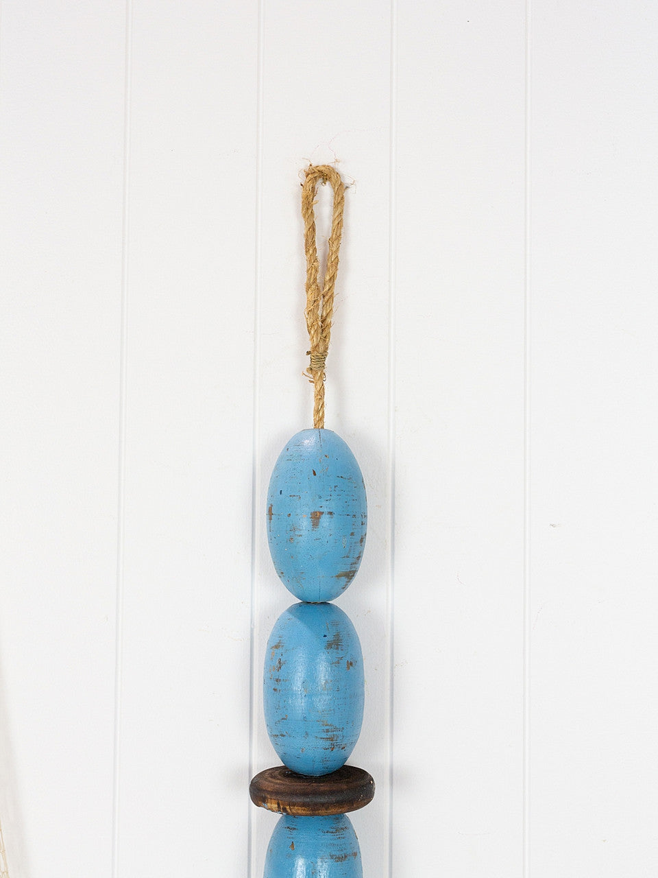 String Of Oval Buoys - Blue