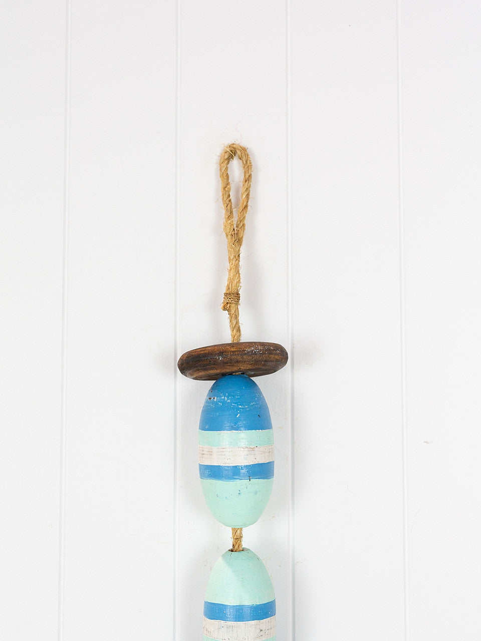 String Of Oval Buoys - Blue & Mint