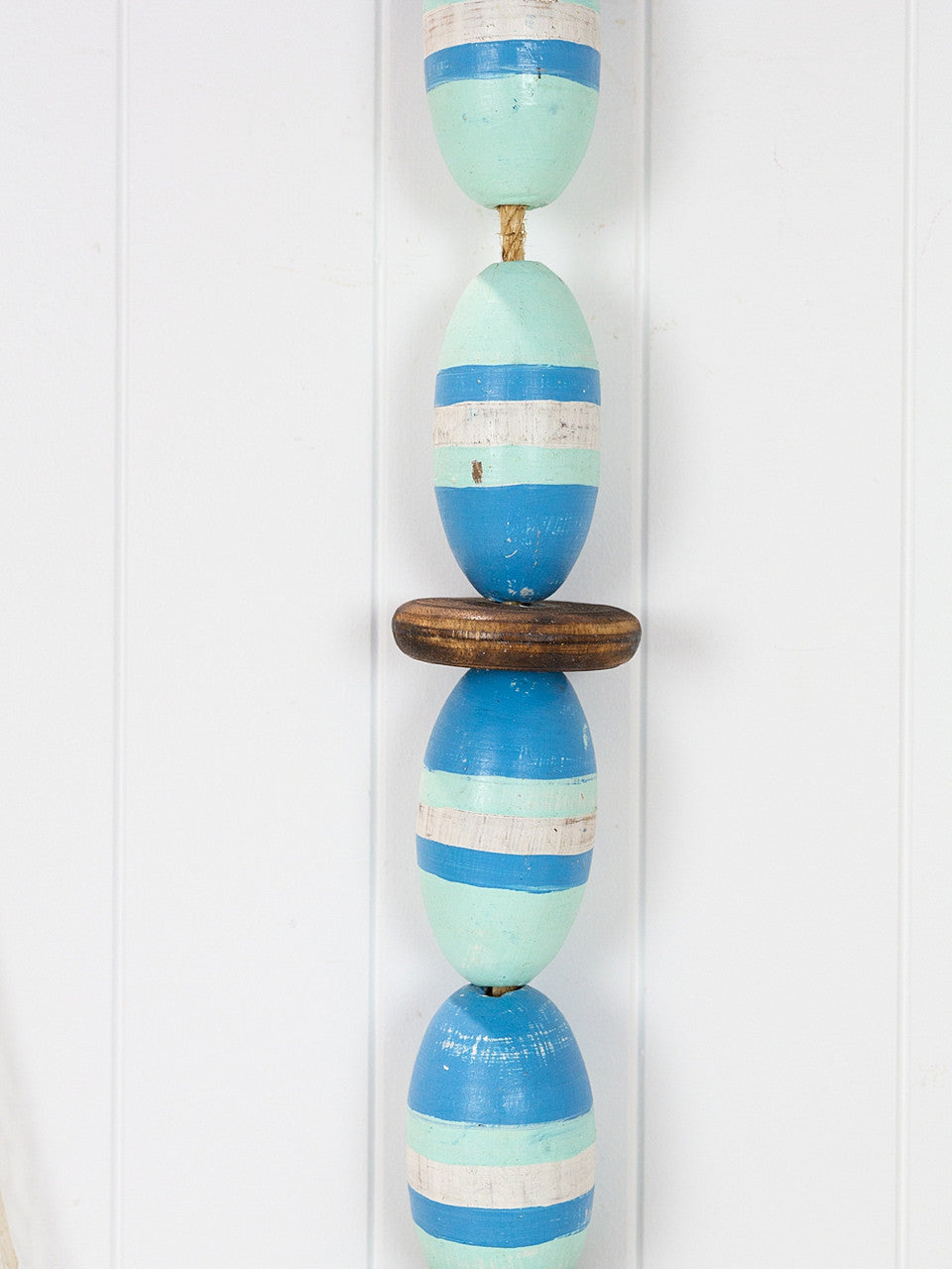 String Of Oval Buoys - Blue & Mint