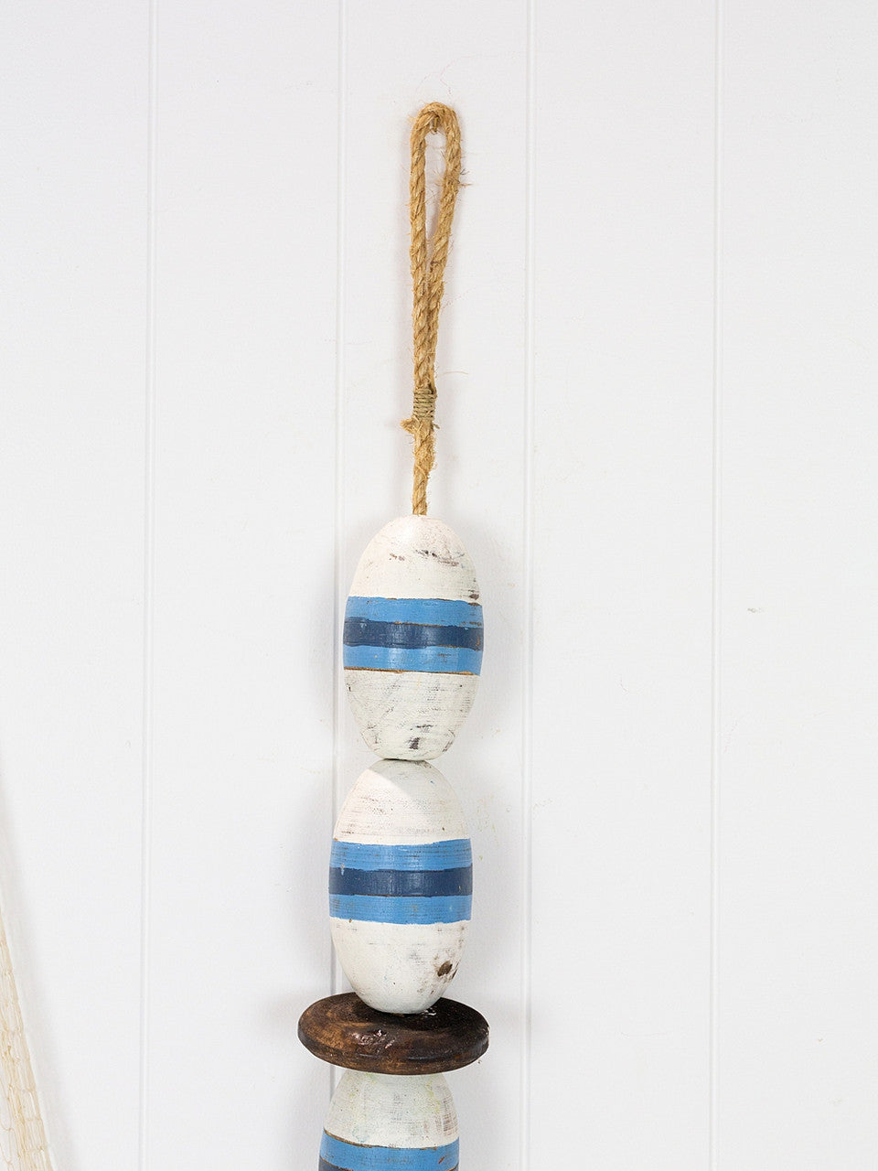 String Of Buoys - White & Blue #304Wb