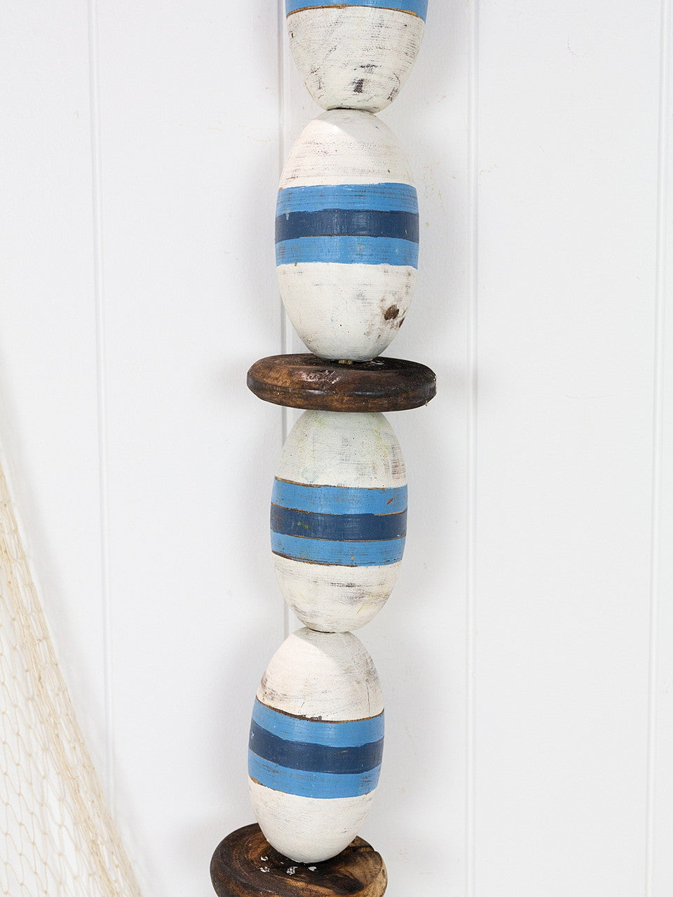 String Of Buoys - White & Blue #304Wb