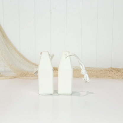 Painted Buoy - Gesso White