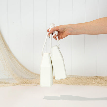 Painted Buoy - Gesso White
