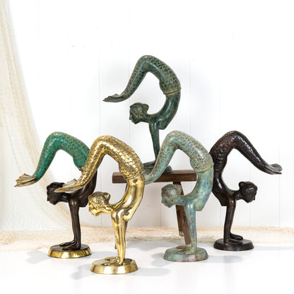 Mermaid Handstand - Green Tail #0143