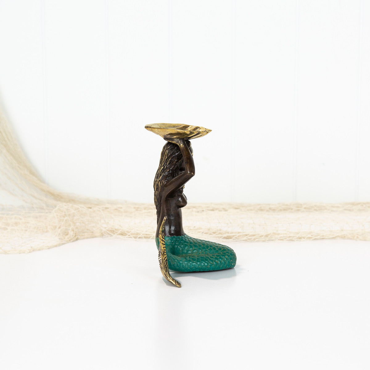 Mermaid Seated (S) Green Tail #0288