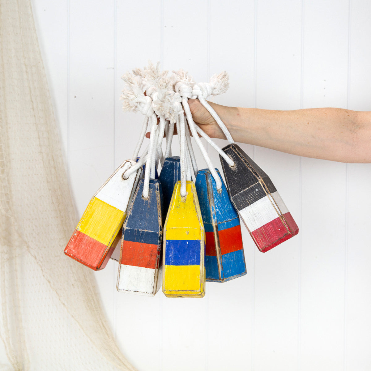 Buoys Small - White, Yellow & Orange