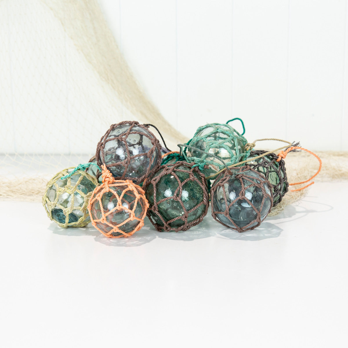 Set 5 X 2.5"Glass Floats #201Cn