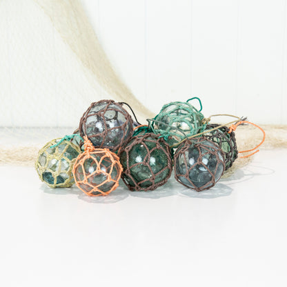 Set 5 X 2.5"Glass Floats #201Cn