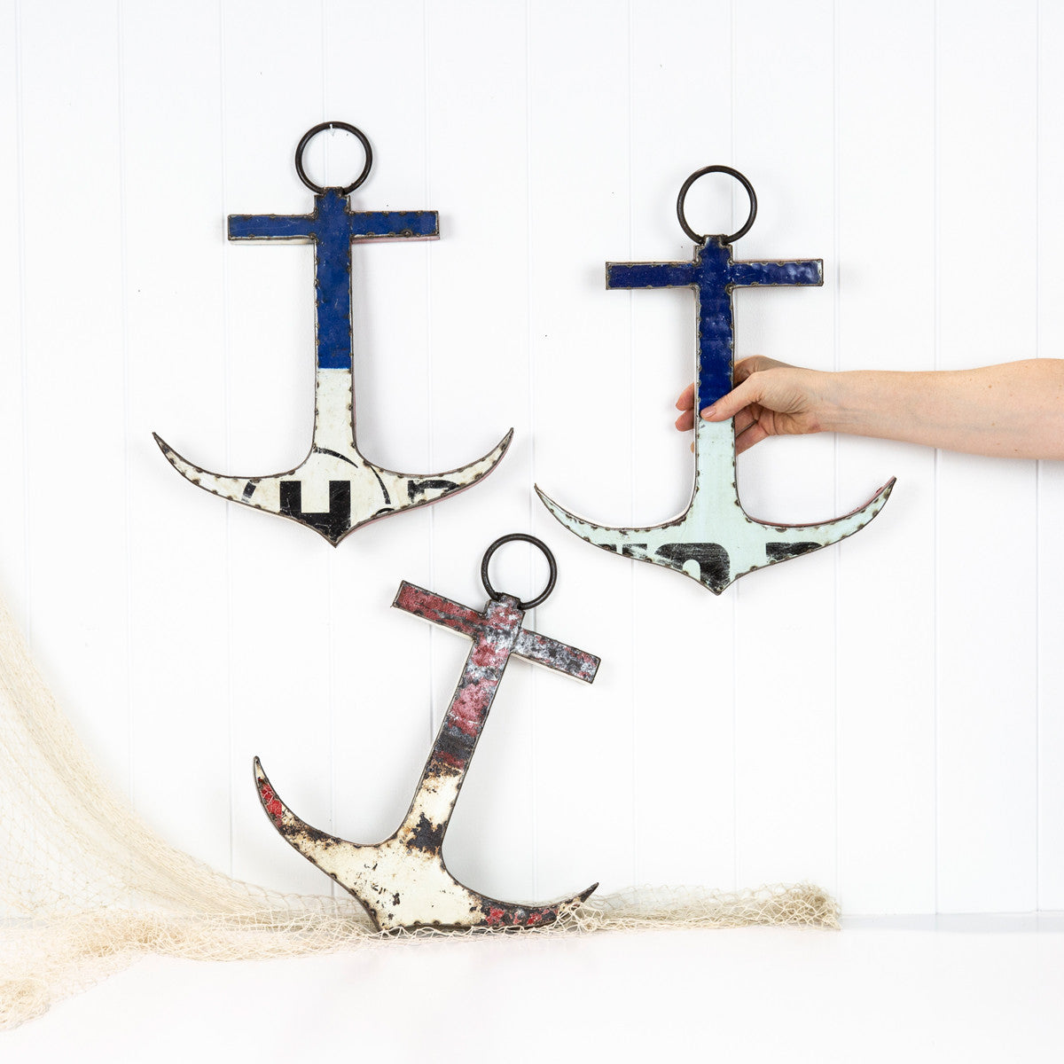 Anchor Admiral - Blue/White/Red #2119Bwr