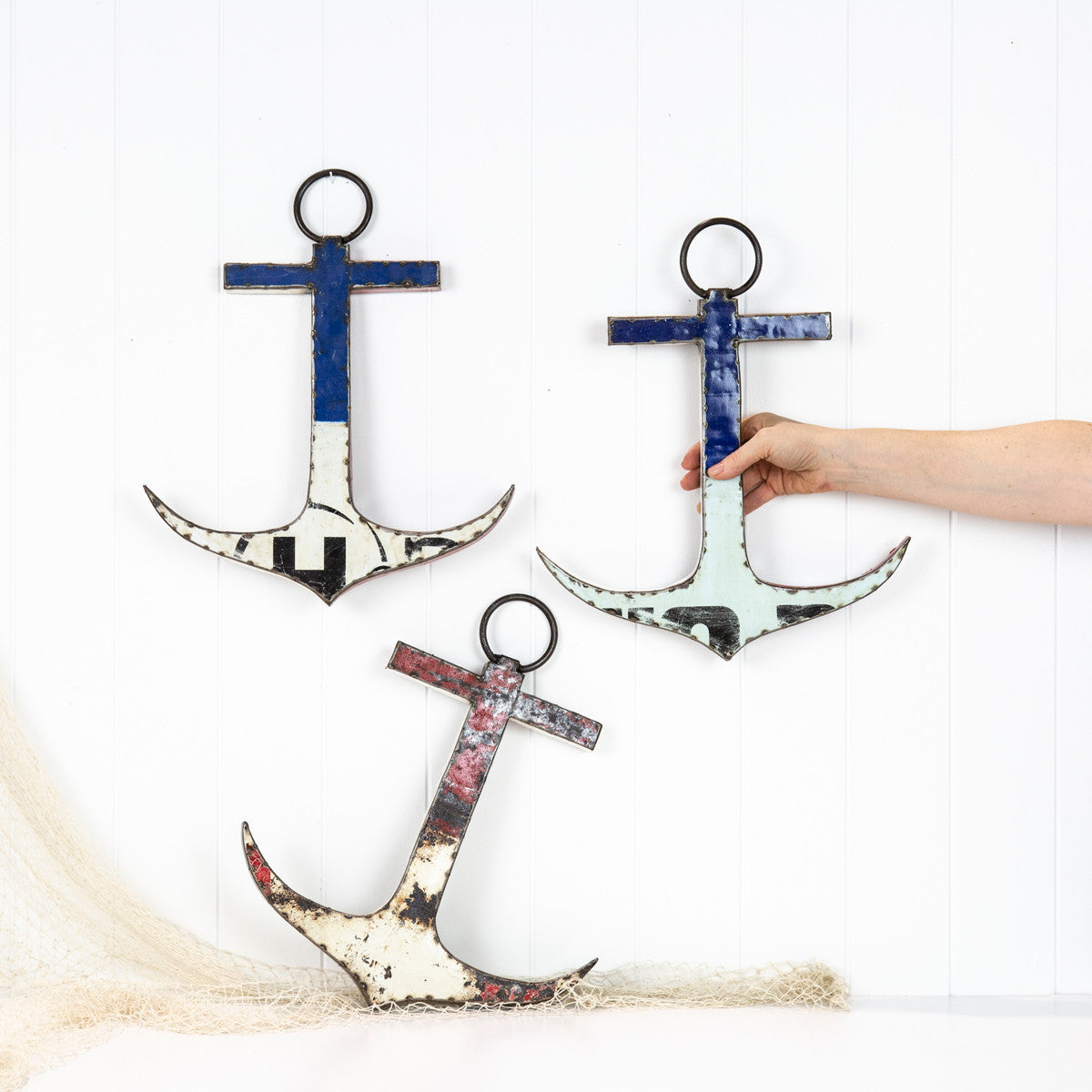 Anchor Admiral - Blue/White/Red #2119Bwr