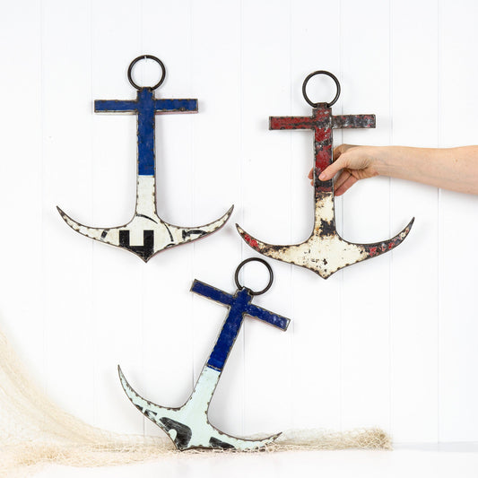 Anchor Admiral - Blue/White/Red #2119Bwr