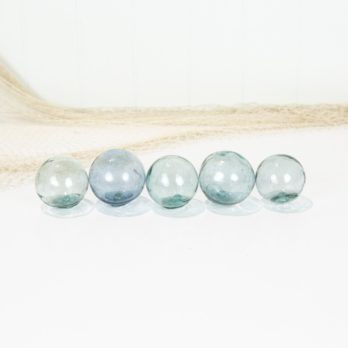 Set 5 X 2.5" Glass Float - No Net