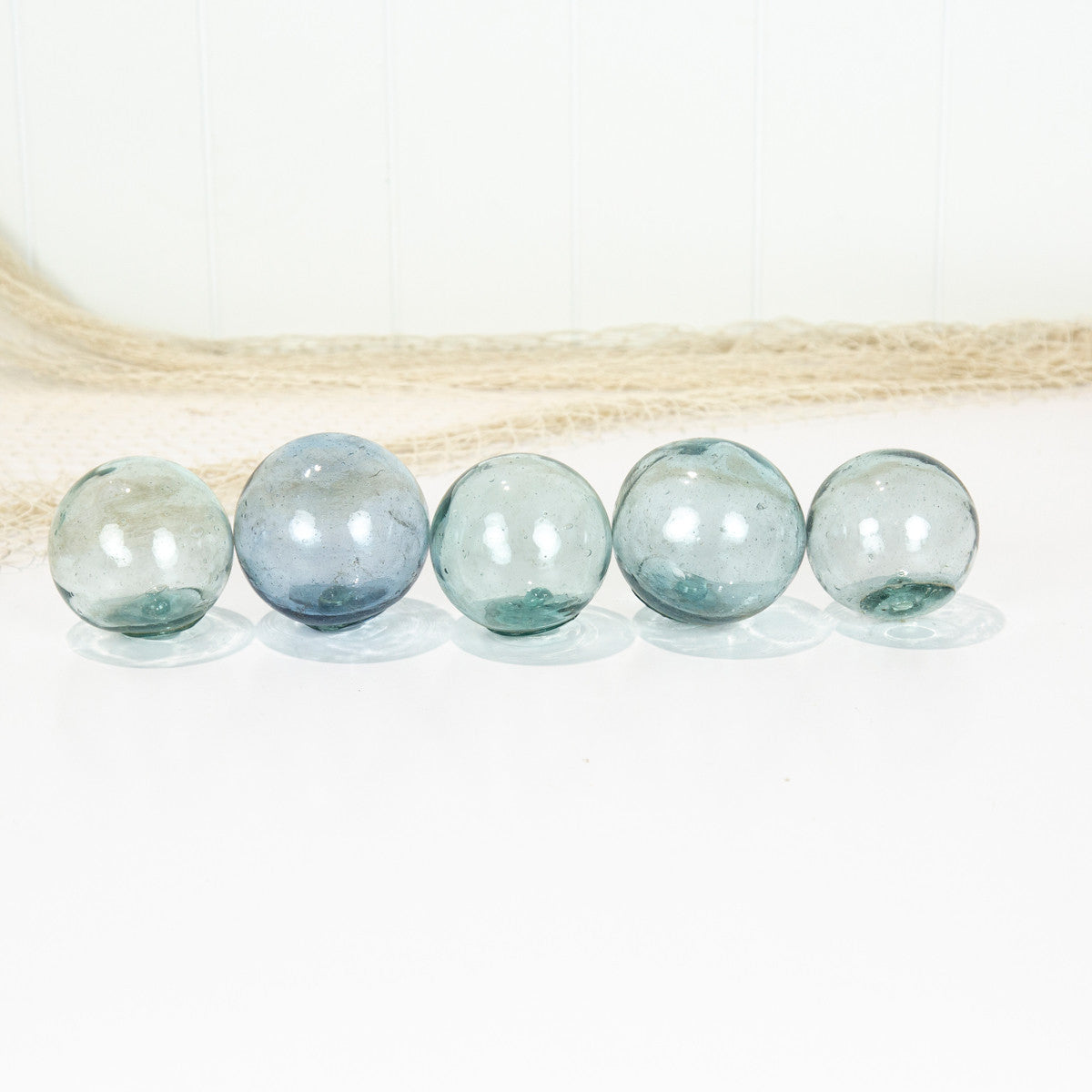 Set 5 X 2.5" Glass Floats #201 Nn