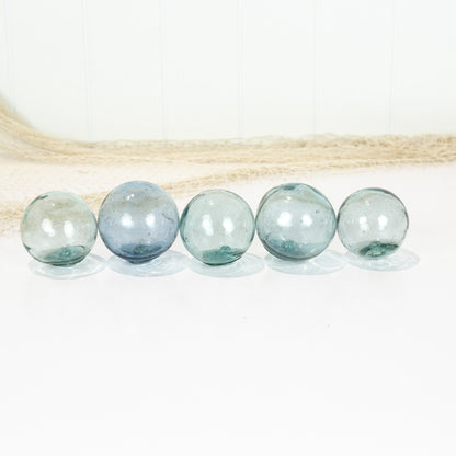 Set 5 X 2.5" Glass Floats #201 Nn