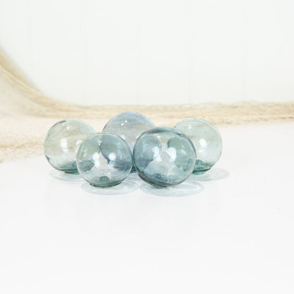 Set 5 X 2.5" Glass Float - No Net