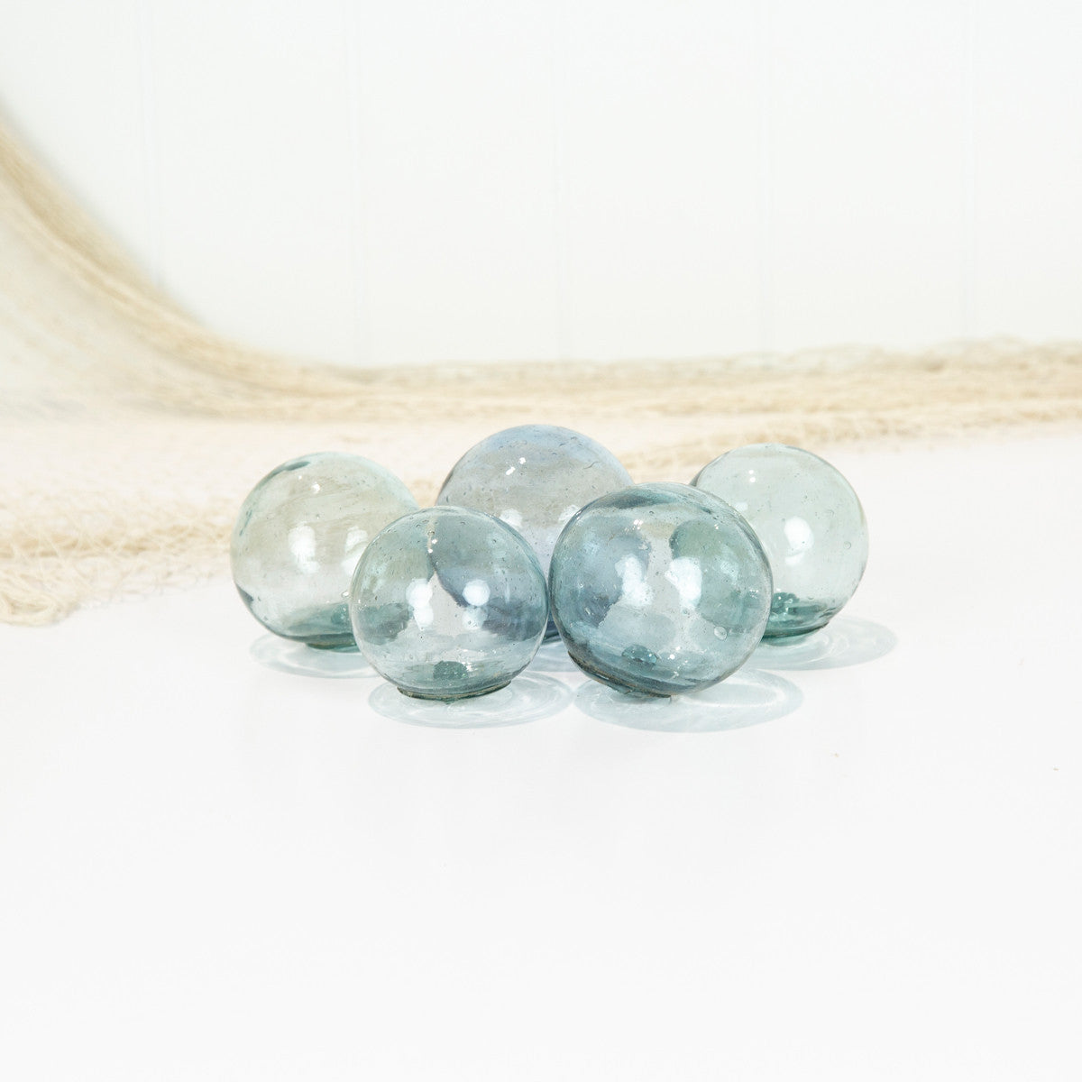 Set 5 X 2.5" Glass Floats #201 Nn