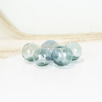 Set 5 X 2.5" Glass Floats #201 Nn