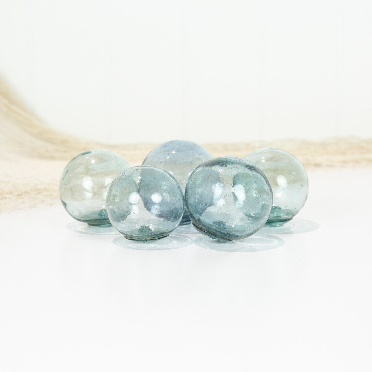 Set 5 X 2.5" Glass Floats #201 Nn