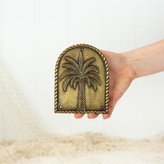 Palm Tree Plaque - Arch #0350