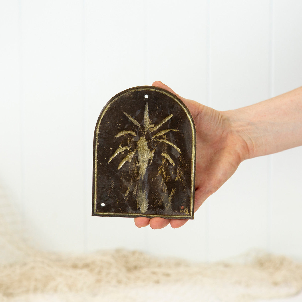 Palm Tree Plaque - Arch #0350