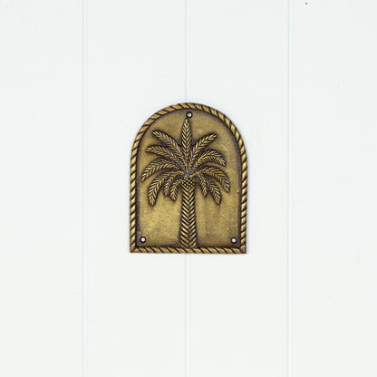 Palm Tree Plaque - Arch #0350