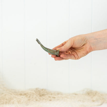 Mermaid Tail Hook (S) Aged Green #0342