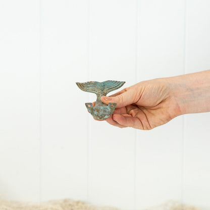 Mermaid Tail Hook (S) Aged Green #0342