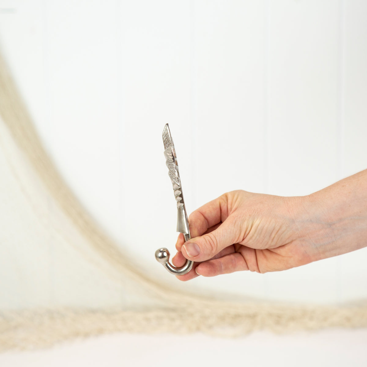 Palm Hook (S) - Chrome #0354
