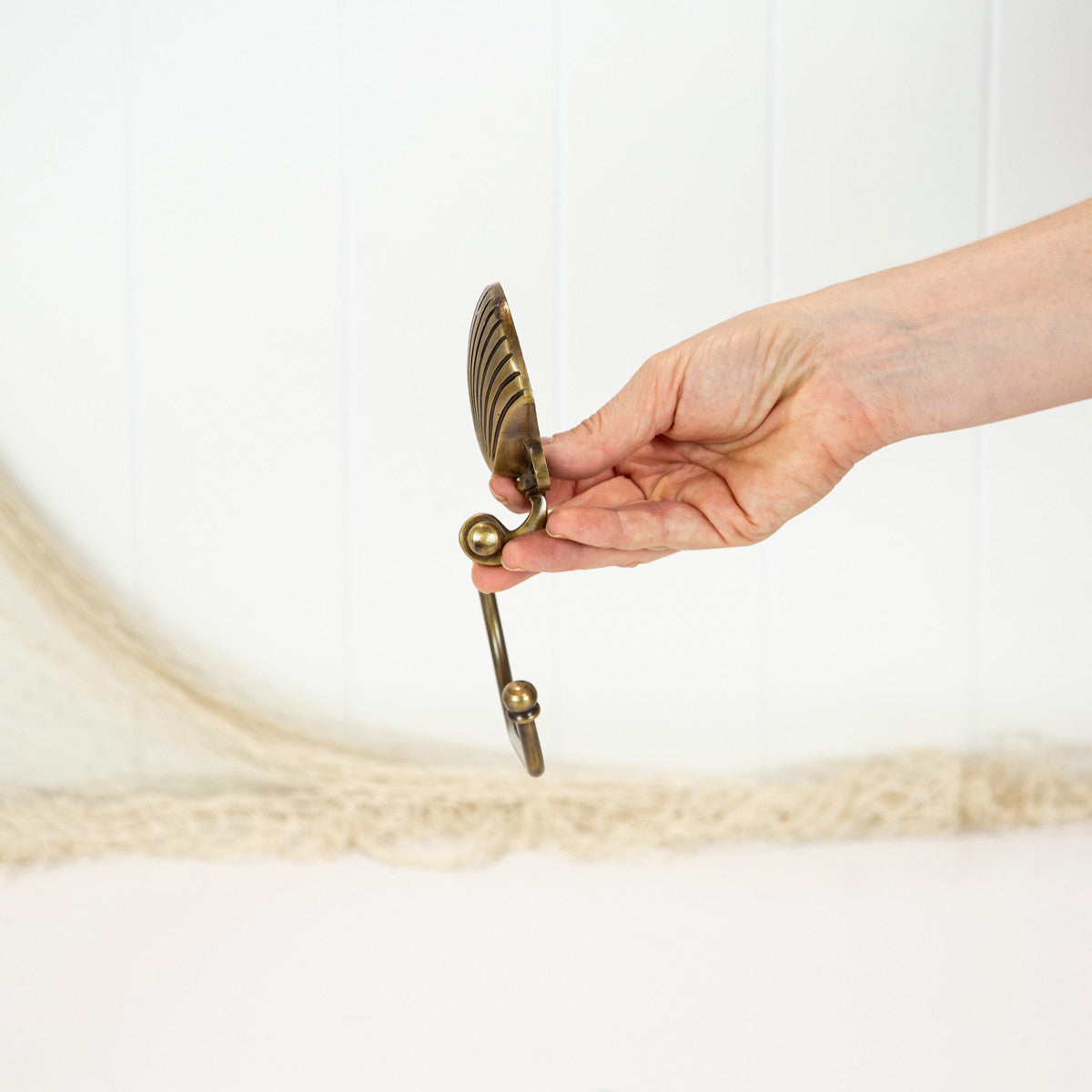 Loo Roll Holder - Scallop Shell #0353