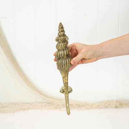 Spiral Shell Door Handle - Shiny #0406