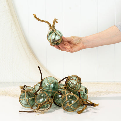 2.5" Glass Float Thin Jute Net #1442