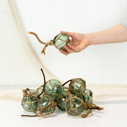 2.5" Glass Float Thin Jute Net #1442