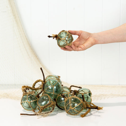 2.5" Glass Float Thin Jute Net #1442