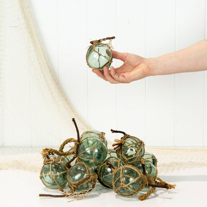 2.5" Glass Float Thin Jute Net #1442