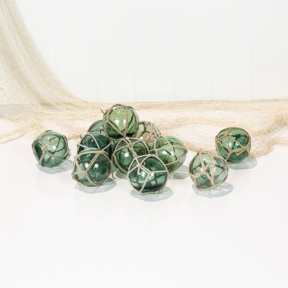 2.5" Glass Float Light Grey Net #1499