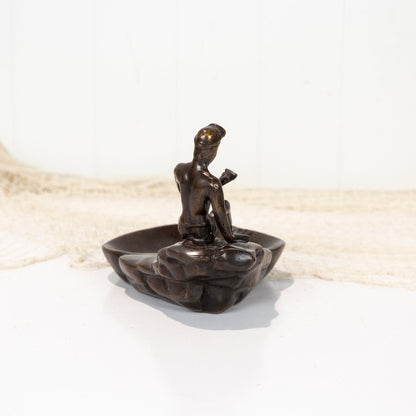 Brass Diver Coin Dish #1937