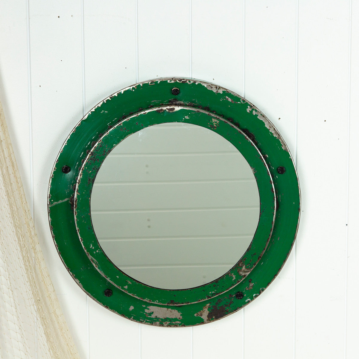 Porthole Mirror -Green #625G
