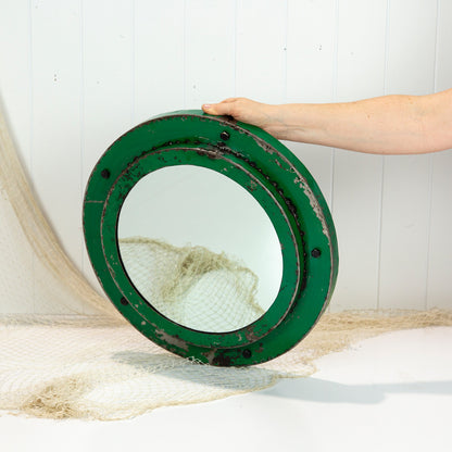 Porthole Mirror -Green #625G