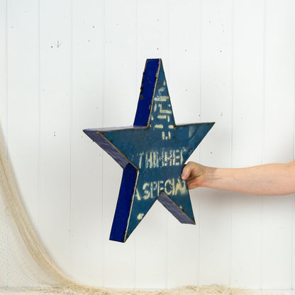 Metal Star 50Cm - Blue #622B