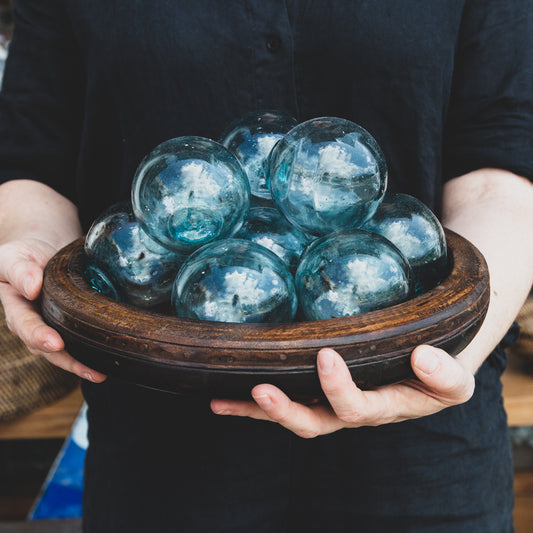 Set 5 X 2.5" Glass Floats #201 Nn