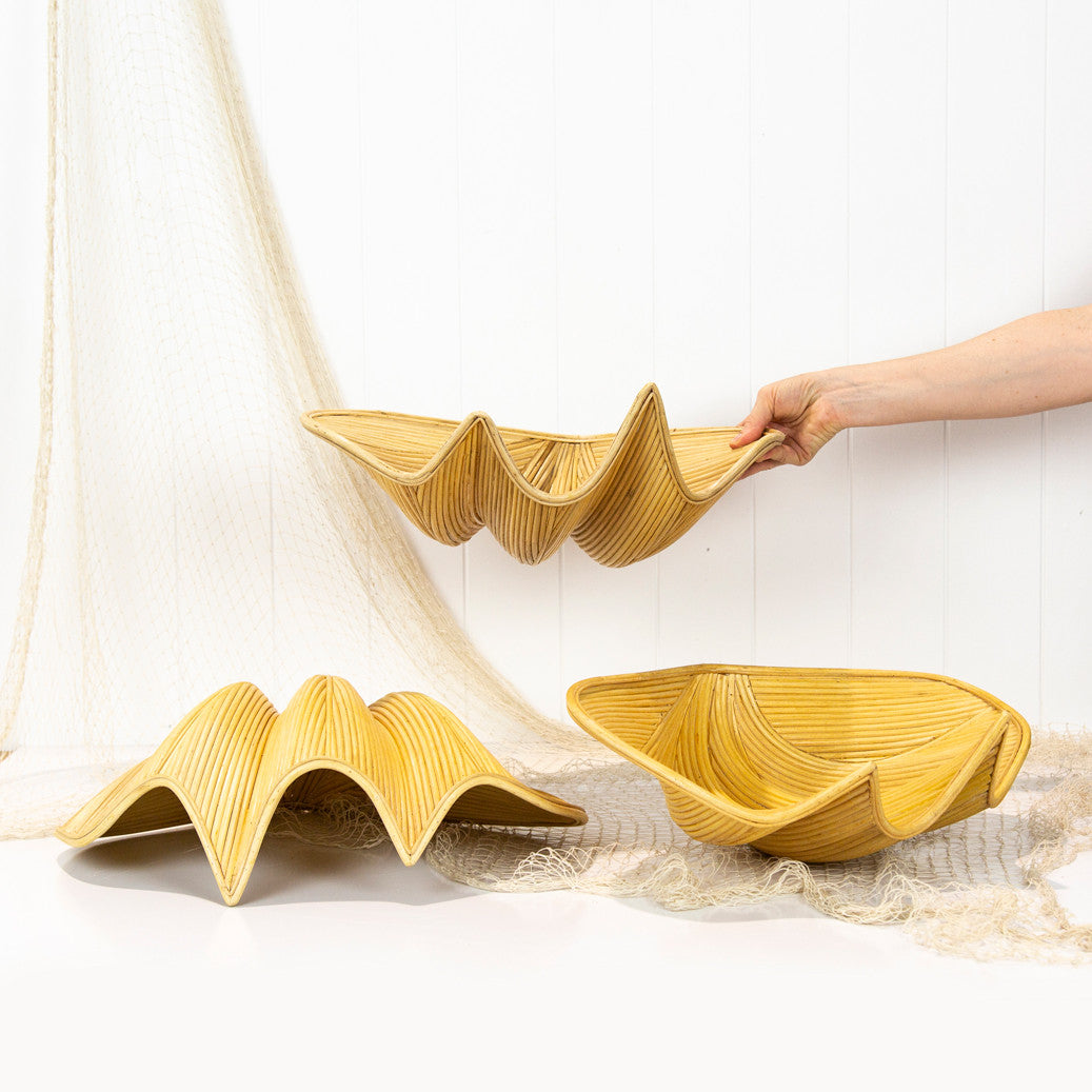 Rattan Clam Shell #104