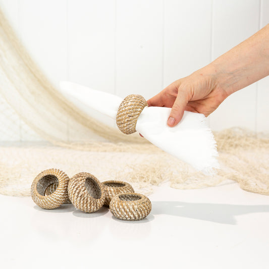 Rattan Napkin Ring - Light #675