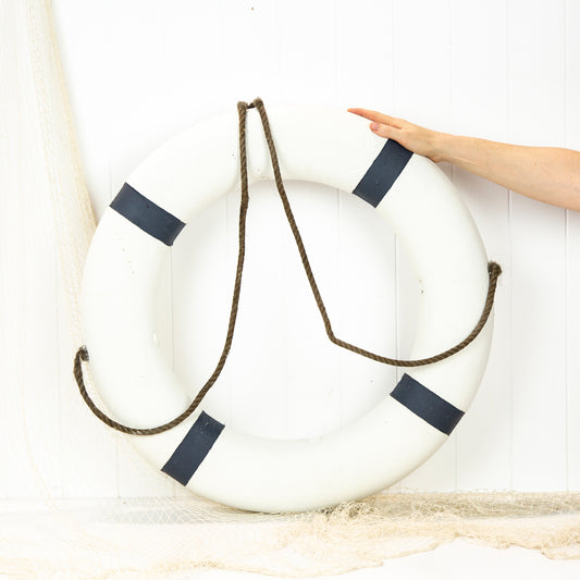 Life Ring White & Navy #0600
