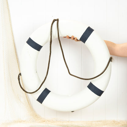 Life Ring White & Navy