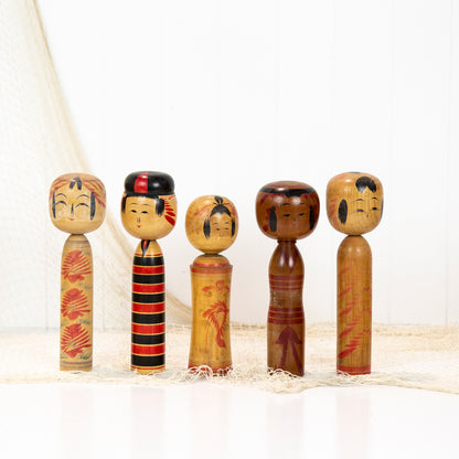 Japanese Kokeshi Dolls (L)