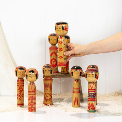 Japanese Kokeshi Dolls (M) #404